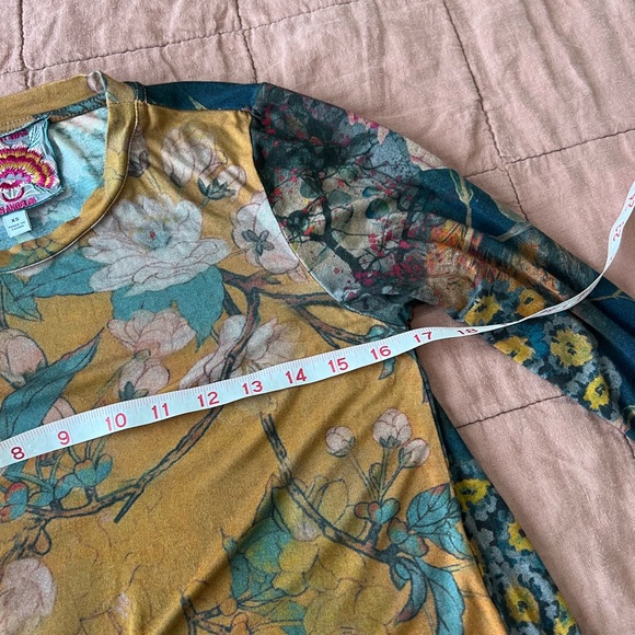 Johnny Was TRAVIATA LOTUS SWING TUNIC size XSmall - Picture 4 of 8